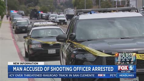 Man suspected of shooting SDPD officer arrested